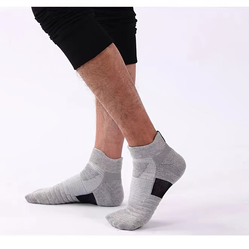 4 Pairs of Vibrant Cartoon Patterned Knit Ankle Socks - Breathable, Quick-Drying, Moisture-Wicking, Anti-Odor, and Ultra-Comfortable for Active Men and Women!