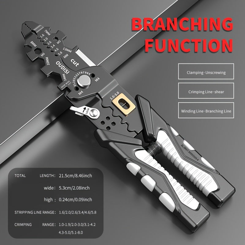 This Multifunctional Electrician Crimping & Wire Stripping Pliers for Toolbox Upgrade!