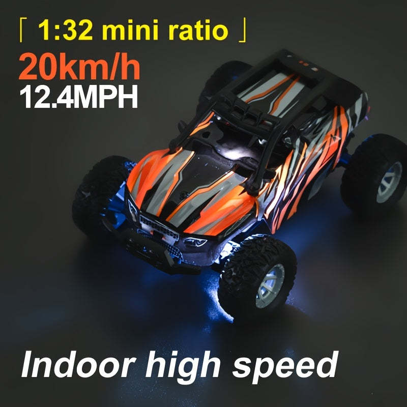 1:32 Scale Remote Control Cars - RC Cars Maximum Speed 20 Km/h, 2.4Ghz High Speed All Terrain Off-Road Electric Toy Car - For Kids Boys & Girls - Suitable for Outdoor Play - Perfect Gift for Christmas, Halloween, Thanksgiving