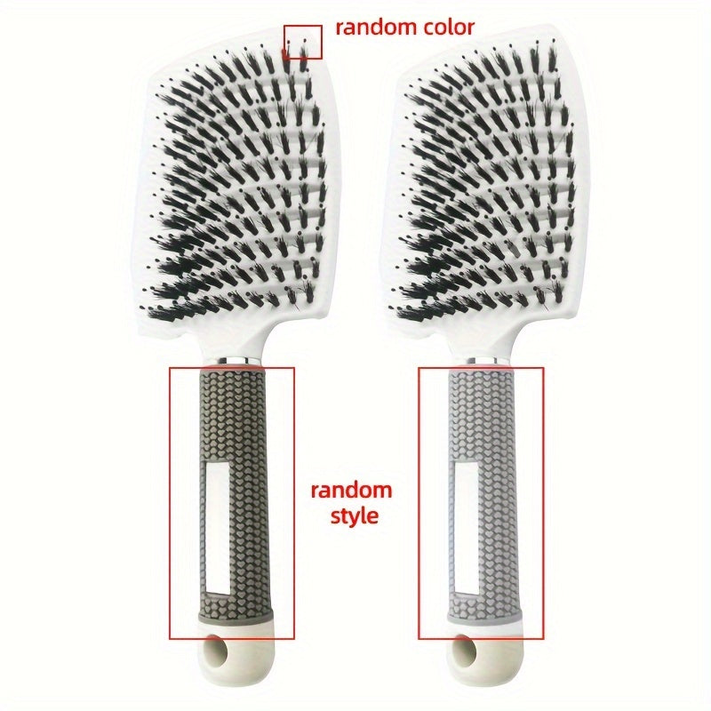 1pc Magic Scalp Massage Hair Brush For Women - Professional Detangling Tool For Wet Curly Hair - Hairdressing Tool