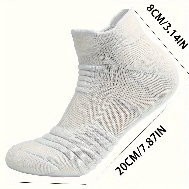 4 Pairs of Vibrant Cartoon Patterned Knit Ankle Socks - Breathable, Quick-Drying, Moisture-Wicking, Anti-Odor, and Ultra-Comfortable for Active Men and Women!
