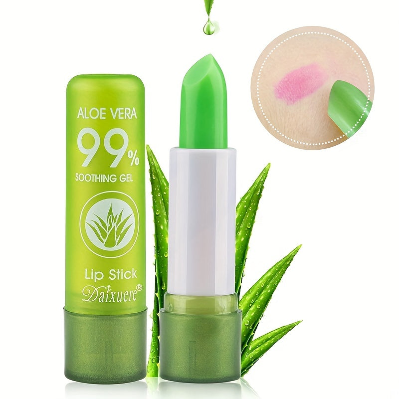 Aromatic Aloe Vera Lipstick - All-Day Hydration, Intensive Lip Moisturizer, Vibrant Color Shift, Nourishing Lip Care - Perfect Gift for Loved Ones on Valentines Day