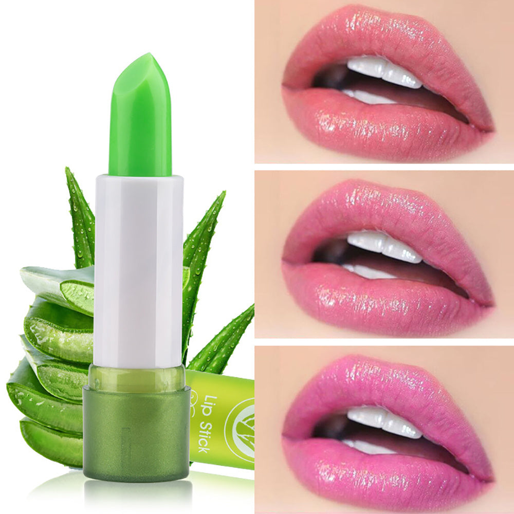 Aromatic Aloe Vera Lipstick - All-Day Hydration, Intensive Lip Moisturizer, Vibrant Color Shift, Nourishing Lip Care - Perfect Gift for Loved Ones on Valentines Day