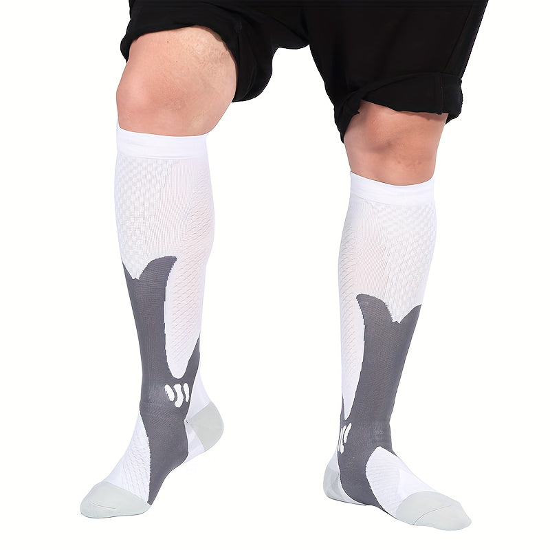 1Pair Compression Socks Travelers Socks Football Soccer Thigh Long Tube Unisex Outdoor Sports Nurses Stockings For Men Women