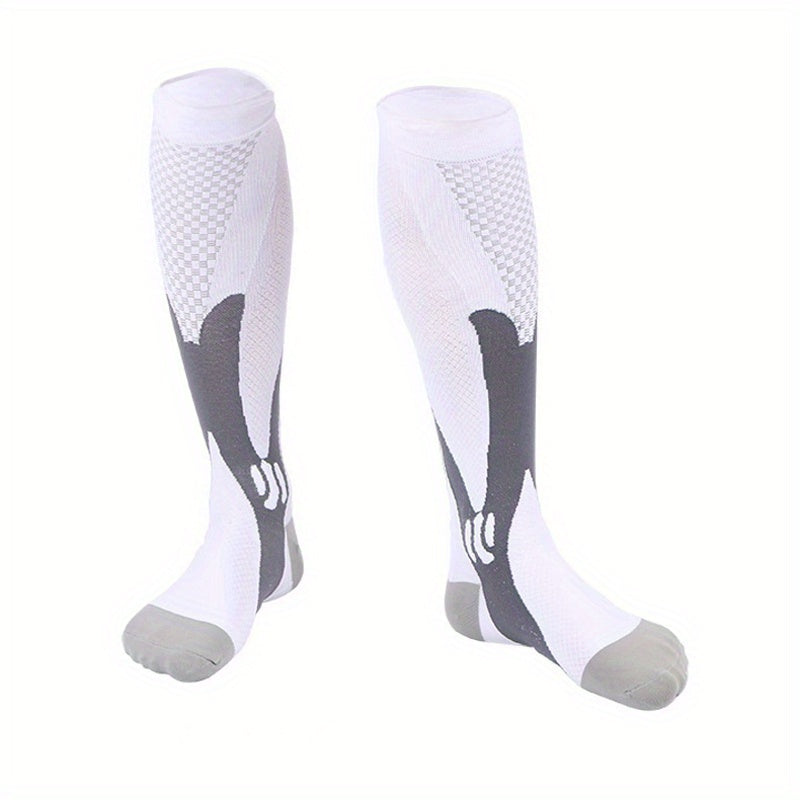 1Pair Compression Socks Travelers Socks Football Soccer Thigh Long Tube Unisex Outdoor Sports Nurses Stockings For Men Women