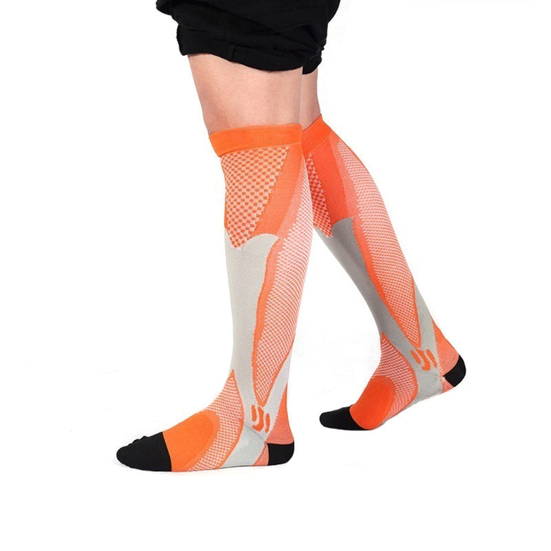1Pair Compression Socks Travelers Socks Football Soccer Thigh Long Tube Unisex Outdoor Sports Nurses Stockings For Men Women