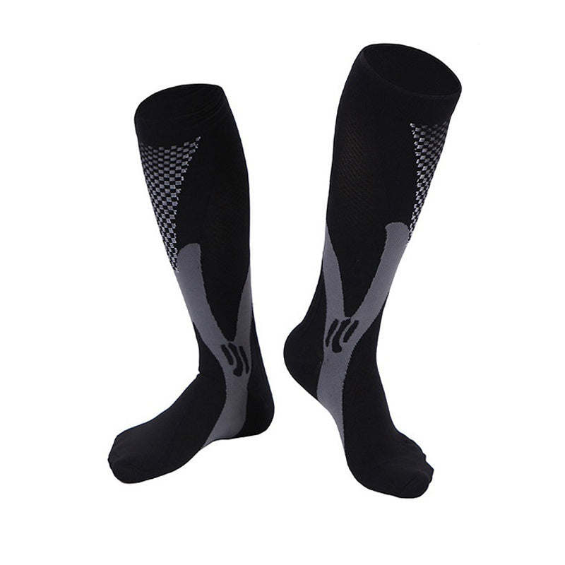 1Pair Compression Socks Travelers Socks Football Soccer Thigh Long Tube Unisex Outdoor Sports Nurses Stockings For Men Women
