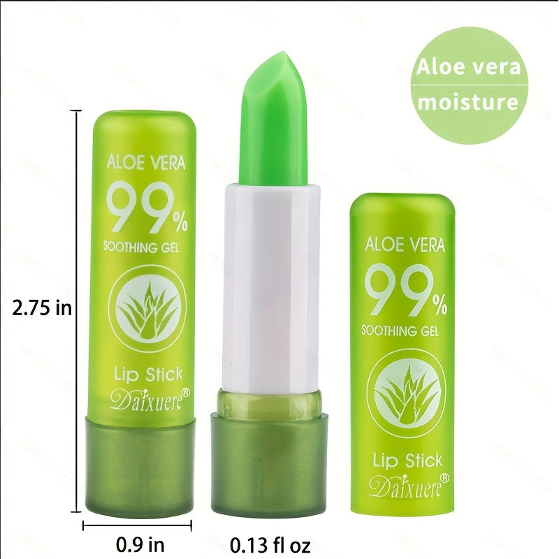Aromatic Aloe Vera Lipstick - All-Day Hydration, Intensive Lip Moisturizer, Vibrant Color Shift, Nourishing Lip Care - Perfect Gift for Loved Ones on Valentines Day