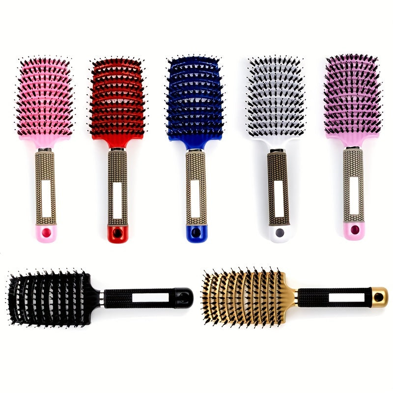 1pc Magic Scalp Massage Hair Brush For Women - Professional Detangling Tool For Wet Curly Hair - Hairdressing Tool
