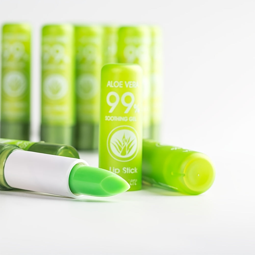 Aromatic Aloe Vera Lipstick - All-Day Hydration, Intensive Lip Moisturizer, Vibrant Color Shift, Nourishing Lip Care - Perfect Gift for Loved Ones on Valentines Day