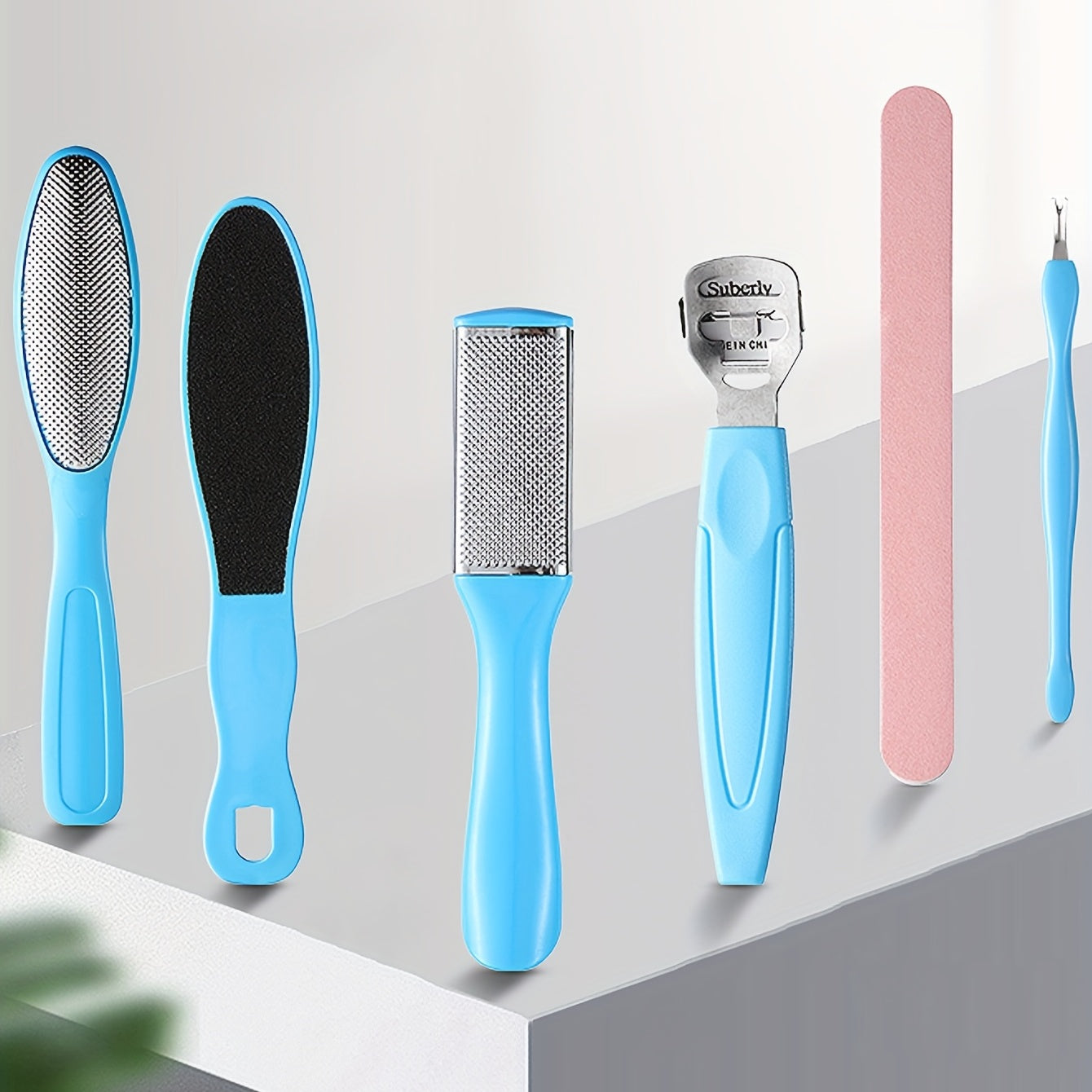7 In 1 Pedicure Tools Set, Professional Dead Skin Remover Kit Callus Remover Foot Care Set For Women Men