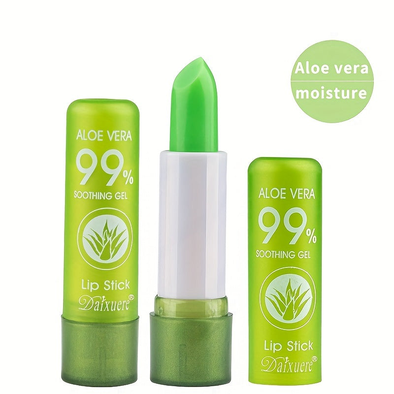 Aromatic Aloe Vera Lipstick - All-Day Hydration, Intensive Lip Moisturizer, Vibrant Color Shift, Nourishing Lip Care - Perfect Gift for Loved Ones on Valentines Day