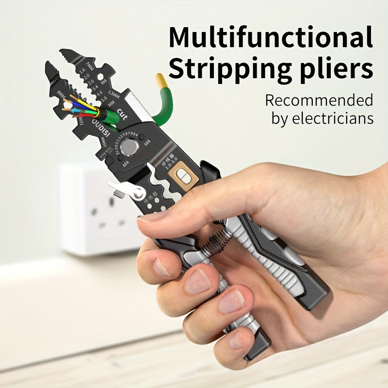 This Multifunctional Electrician Crimping & Wire Stripping Pliers for Toolbox Upgrade!