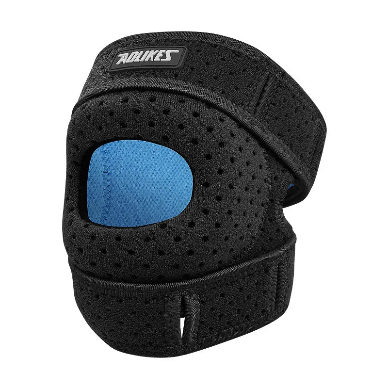 Patella Belt Knee Pads Running Cycling Double Strap Sports Knee Pads Adjusted Compression Shock Absorption Patellar Protection