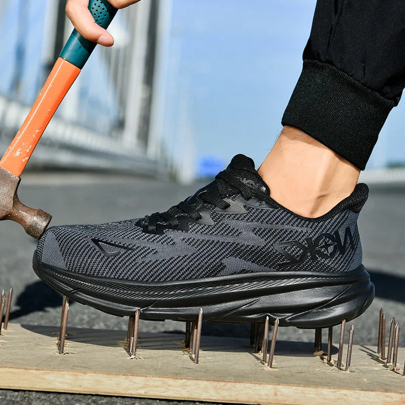 Lightweight Safety Shoes Men Steel Toe Sneaker Anti-stab Anti-smash Work Safety Boots Fashion Man Work Shoes Protective Footwear