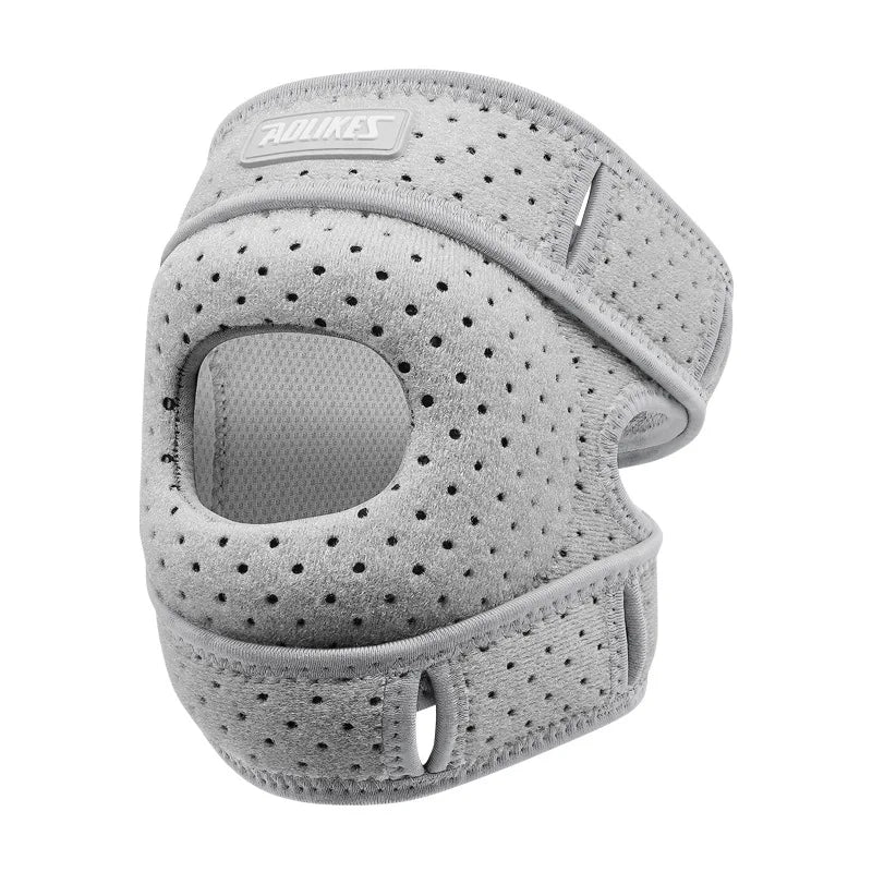 Patella Belt Knee Pads Running Cycling Double Strap Sports Knee Pads Adjusted Compression Shock Absorption Patellar Protection