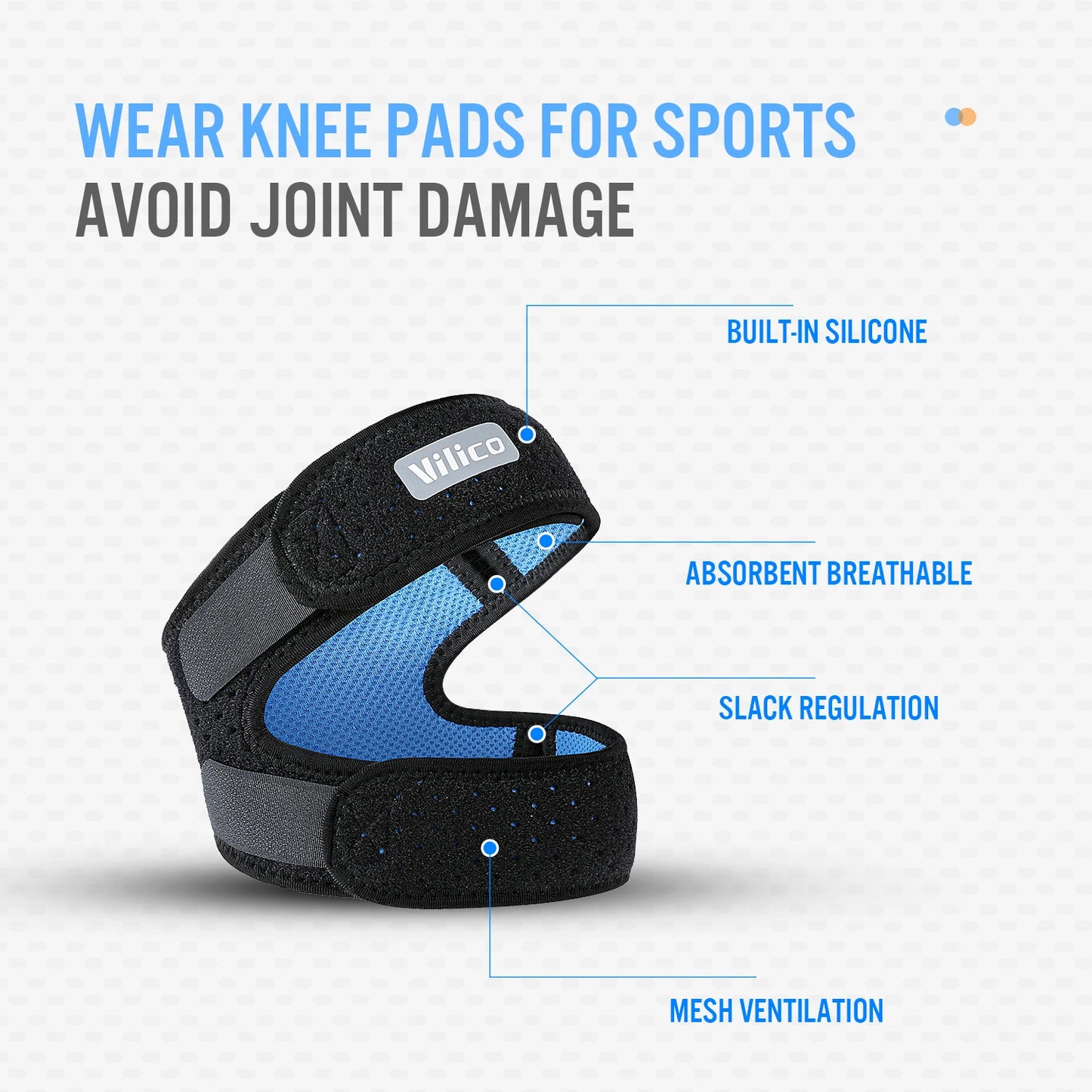 1 PCS Sports Kneepad Double Patellar Knee Patella Tendon Support Strap Brace Pad Protector Open Knee Wrap Band Fitness Men