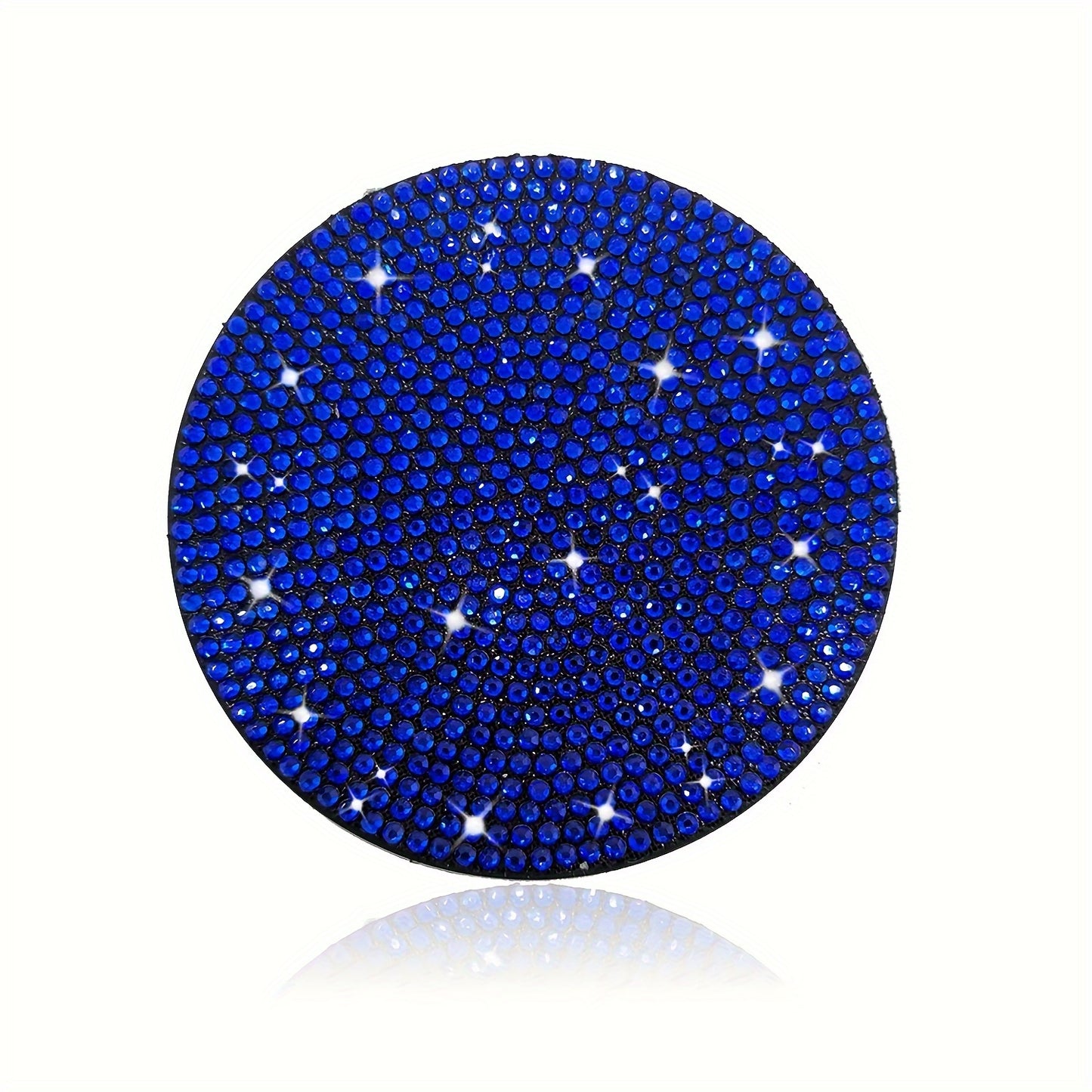 1pc Bling Car Cup Holder Coaster, 2.75 Inch Anti-Slip Shockproof, Full Rhinestone Design, Universal Fit Most Cars