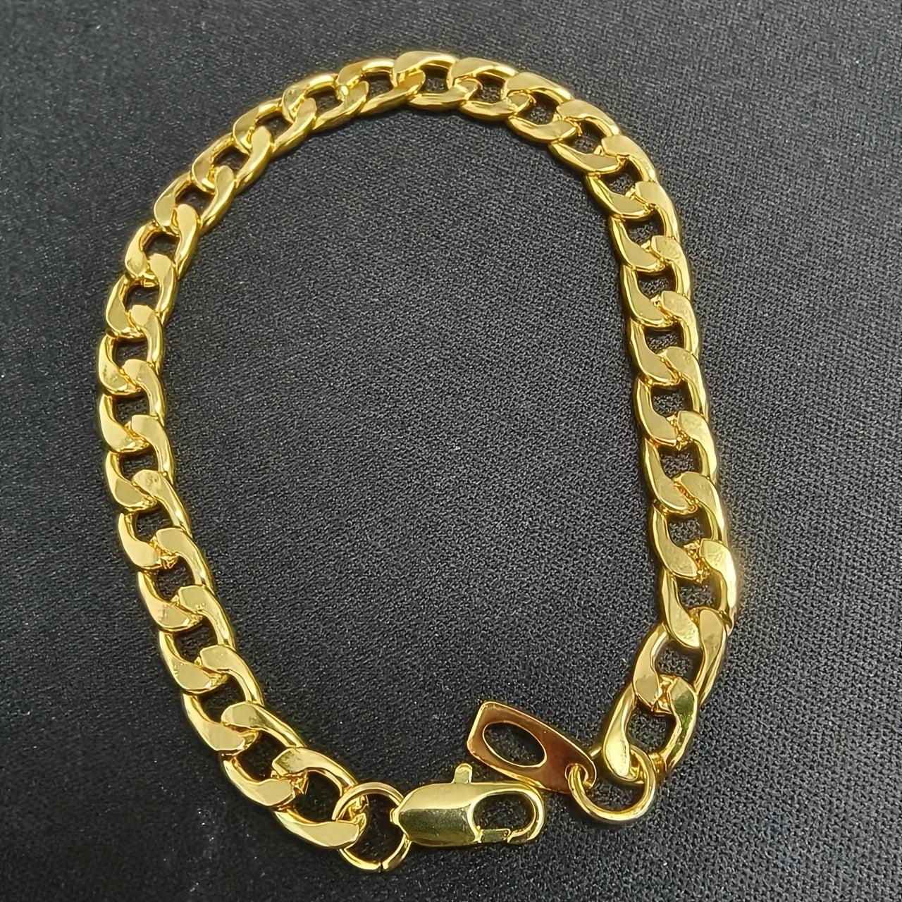 2pcs/set Necklace + Bracelet Fashion Luxury Men & Women Fashion Necklace 18-30 Inch Necklace, Bangle Size:21CM