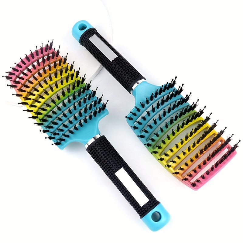 1pc Magic Scalp Massage Hair Brush For Women - Professional Detangling Tool For Wet Curly Hair - Hairdressing Tool