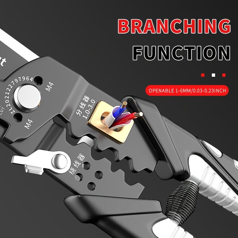 This Multifunctional Electrician Crimping & Wire Stripping Pliers for Toolbox Upgrade!
