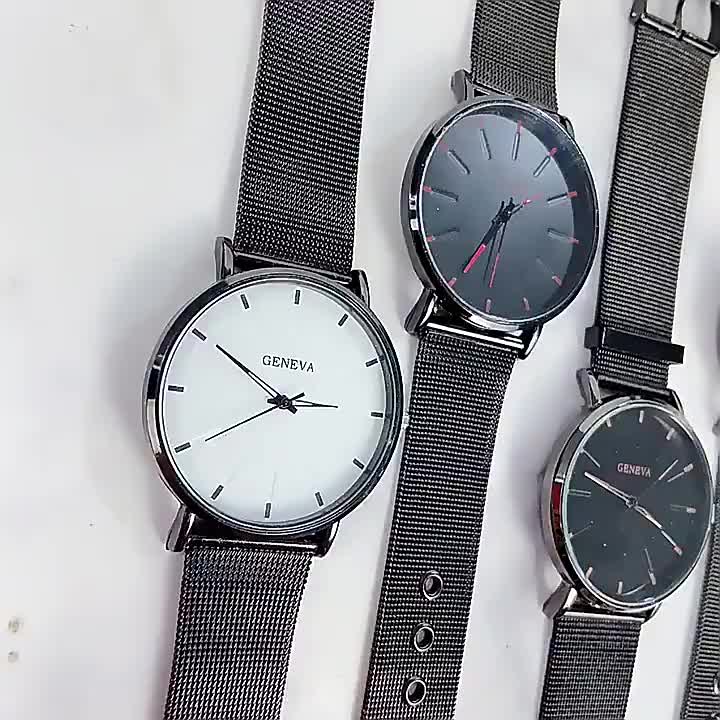 2022 Sleek Mens Ultra-Thin Watch - Elegant Simplicity - Stainless Steel Mesh Band, Quartz Movement, Business Casual