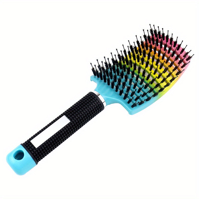 1pc Magic Scalp Massage Hair Brush For Women - Professional Detangling Tool For Wet Curly Hair - Hairdressing Tool