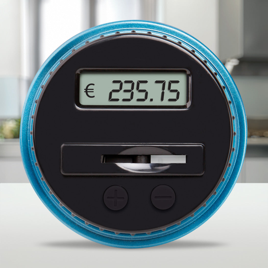High quality 800+coin capacity digital counting currency jar - powered by 2AAA battery (not included) -Fits All US Coins