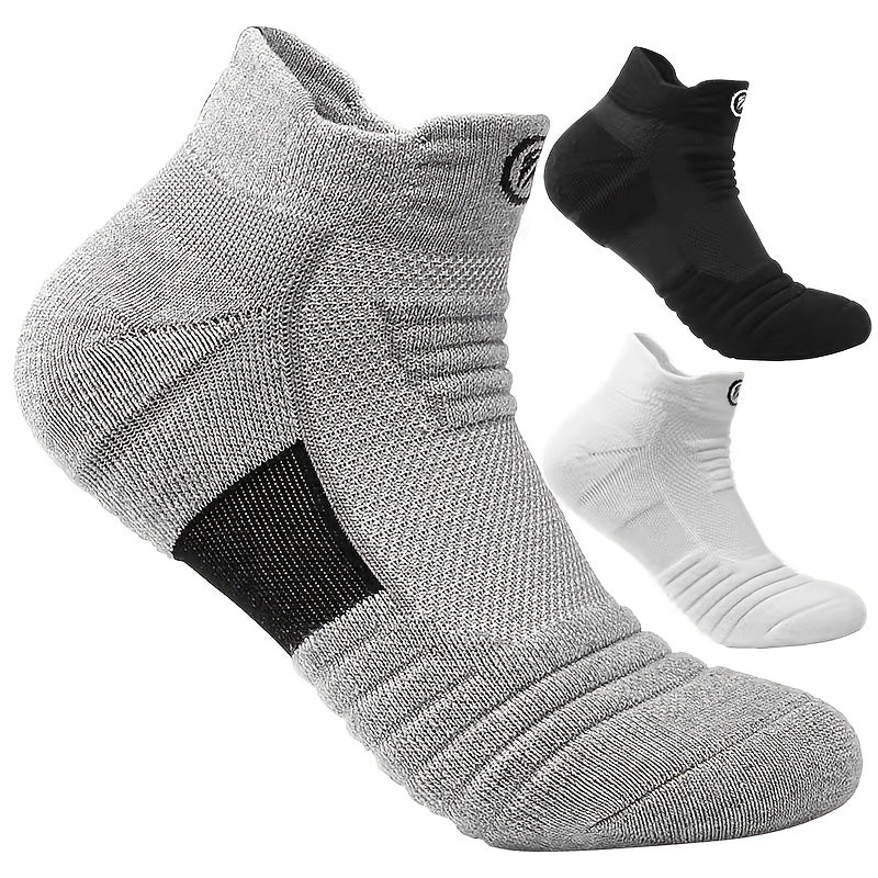 4 Pairs of Vibrant Cartoon Patterned Knit Ankle Socks - Breathable, Quick-Drying, Moisture-Wicking, Anti-Odor, and Ultra-Comfortable for Active Men and Women!