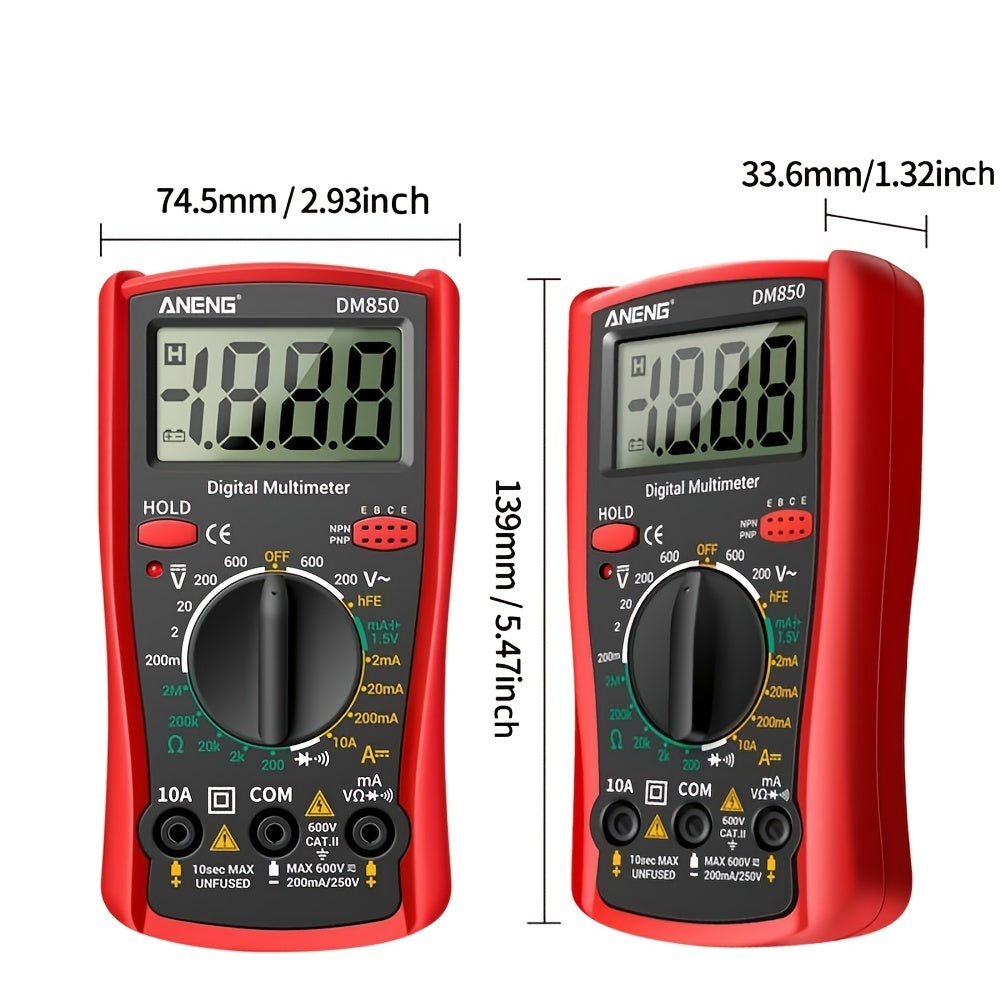 1pc Accurate and Versatile Small Multimeter for Home Use