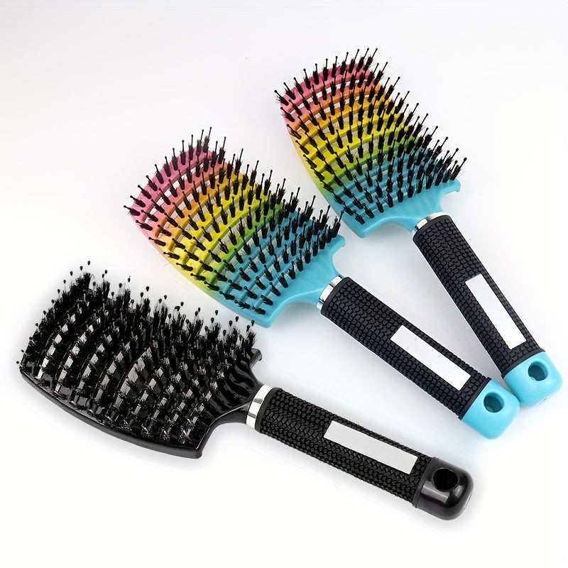 1pc Magic Scalp Massage Hair Brush For Women - Professional Detangling Tool For Wet Curly Hair - Hairdressing Tool
