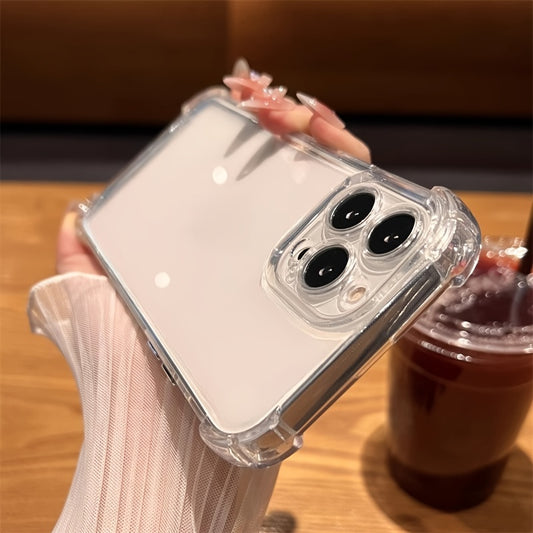 Thick Shockproof Silicone Clear Phone Case For IPhone 14 13 12 11 Pro Max X XS XR 6 6s 7 8 Plus Protective Case Back Cover