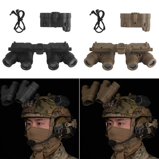 GPNVG 18 Night Vision Goggle No Function Tactical Helmet Binocular Model Airsoft Hunting Tactical Binoculars for Fans Collection