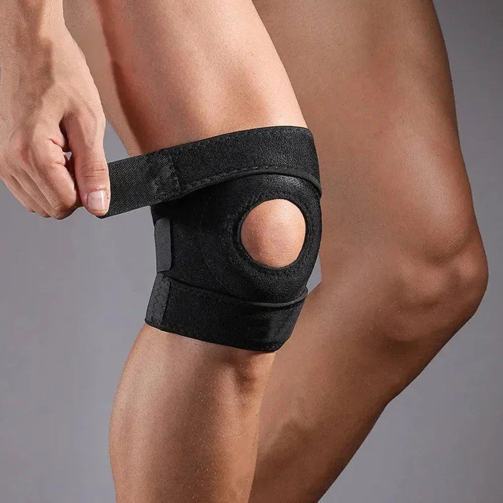 1 PCS Patella Knee Braces for Knee Pain, Dual Patellar Tendon Support Straps with Gel Pad for Arthritis Tendonitis Meniscus Tear