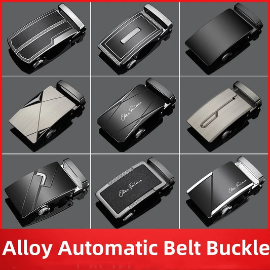 Belt Accessories DIY Leather Belt Replacement Buckle Men's Belt Alloy Automatic Belt Buckle