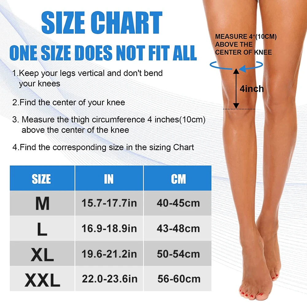 Tcare Adjustable Pressurized Knee Brace Knee Support with Side Stabilizers for Recovery Aid Patellar Tendon Arthritis Basketball