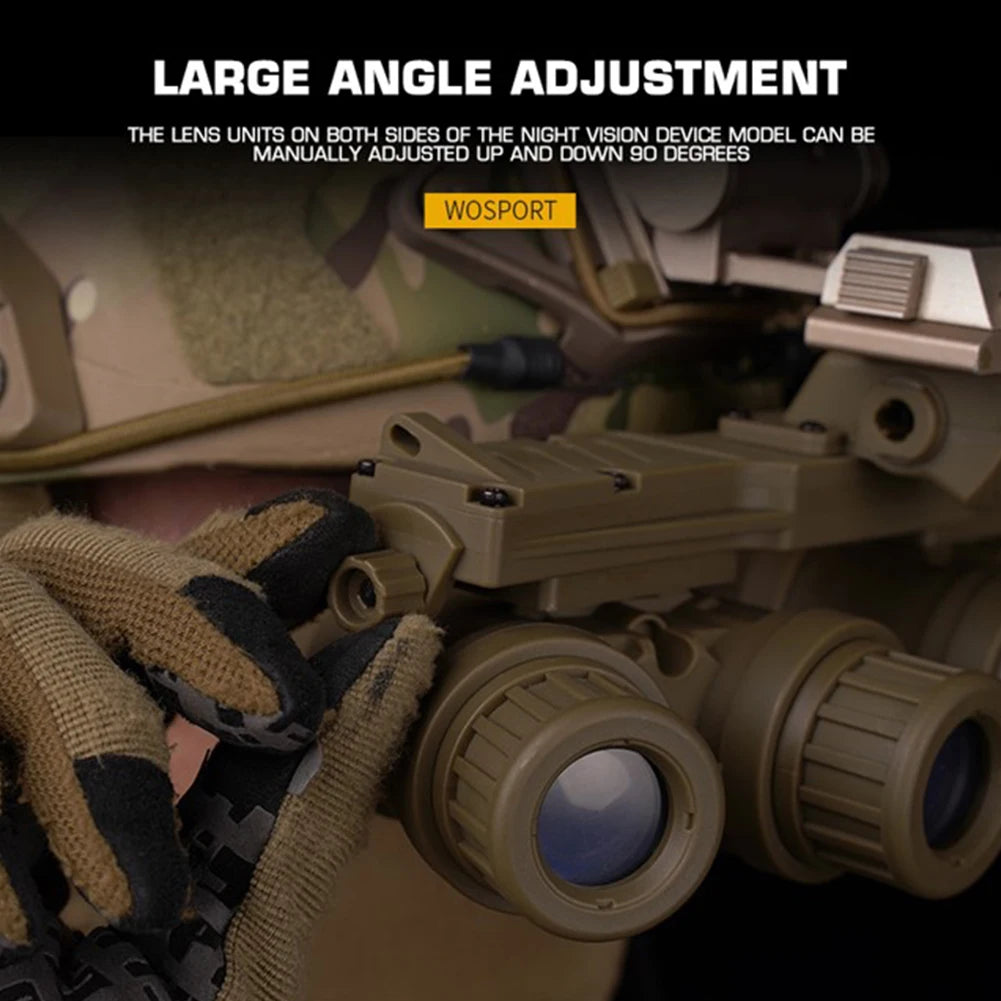 GPNVG 18 Night Vision Goggle No Function Tactical Helmet Binocular Model Airsoft Hunting Tactical Binoculars for Fans Collection
