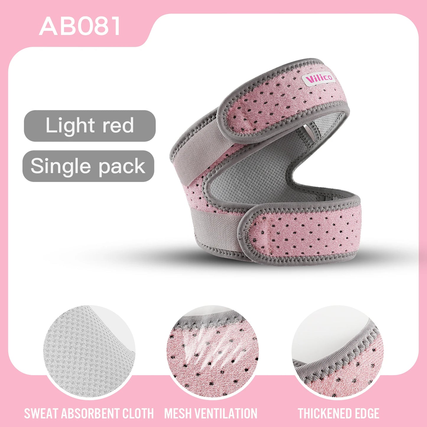 1 PCS Sports Kneepad Double Patellar Knee Patella Tendon Support Strap Brace Pad Protector Open Knee Wrap Band Fitness Men