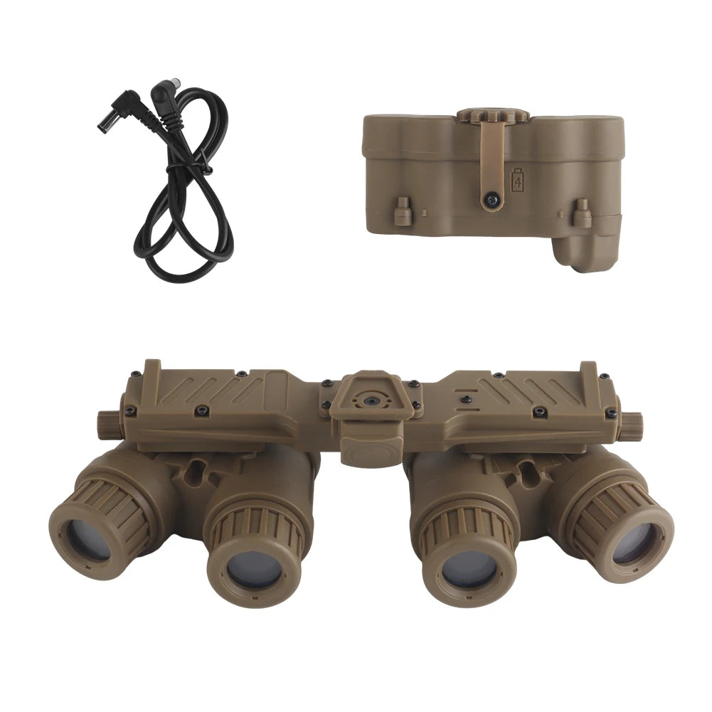 GPNVG 18 Night Vision Goggle No Function Tactical Helmet Binocular Model Airsoft Hunting Tactical Binoculars for Fans Collection
