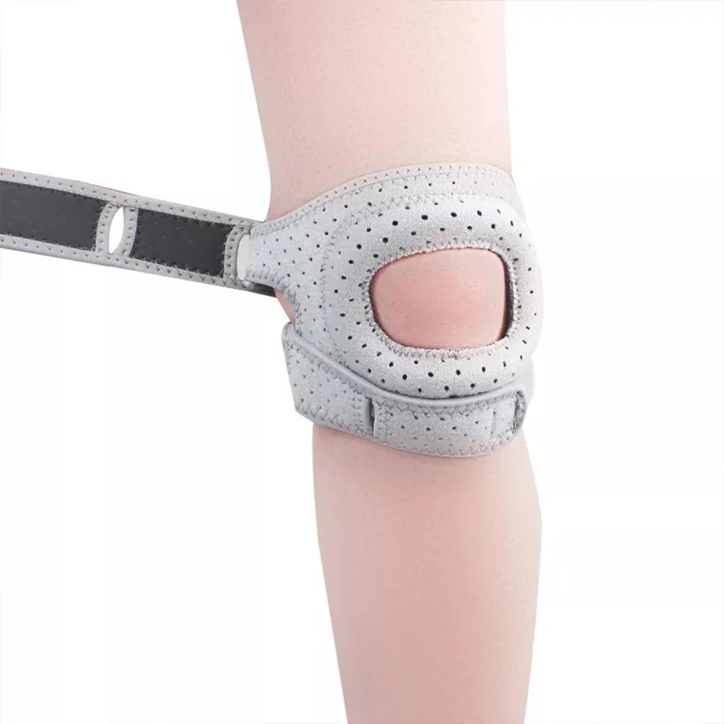 Patella Knee Braces Adjustable Sports Kneepad Patellar Knee Patella Tendon Support Strap Brace Pad Open Knee Wrap Strap Band