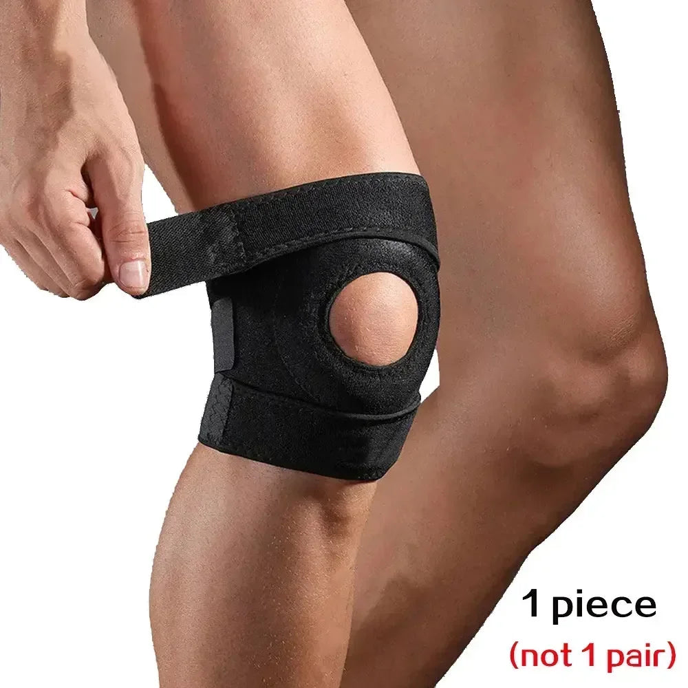 1 PCS Patella Knee Braces for Knee Pain, Dual Patellar Tendon Support Straps with Gel Pad for Arthritis Tendonitis Meniscus Tear