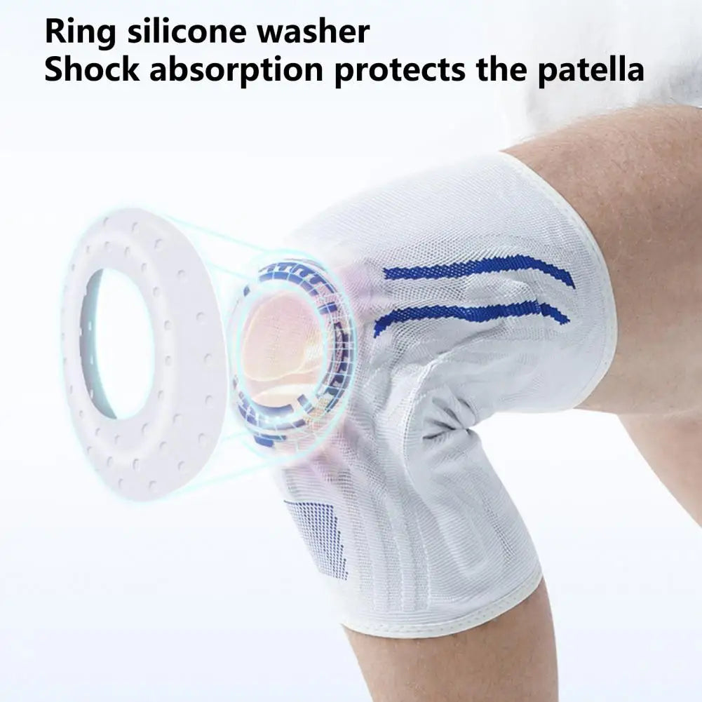 Knee Patella Arthritis Support Brace Side Springs Knee Protector Men Women Leg Brace Support Compression Basketball Knee Brace