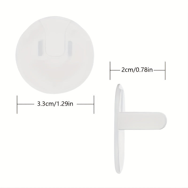 10pcs 10-Pack Baby Proofing Outlet Covers, Hidden Handle Square Socket Protectors for Kids, Safety Plug Covers for Electrical Outlets, Christmas, Halloween, Thanksgiving Gifts