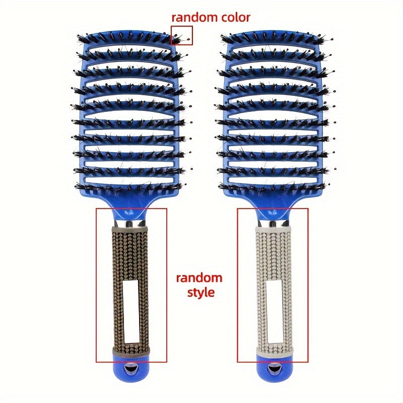 1pc Magic Scalp Massage Hair Brush For Women - Professional Detangling Tool For Wet Curly Hair - Hairdressing Tool
