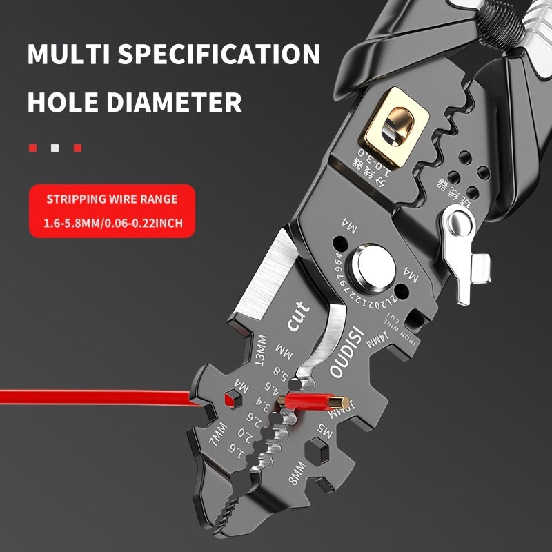 This Multifunctional Electrician Crimping & Wire Stripping Pliers for Toolbox Upgrade!