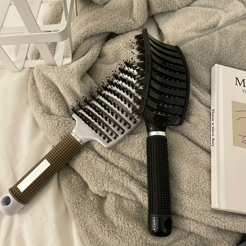 1pc Magic Scalp Massage Hair Brush For Women - Professional Detangling Tool For Wet Curly Hair - Hairdressing Tool